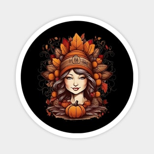 beautiful thanks giving tshirt design Magnet